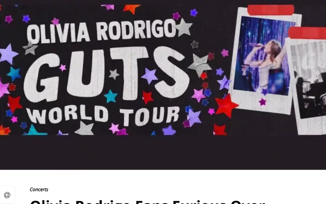 Olivia Rodrigo Fans Outraged by Ticketmaster