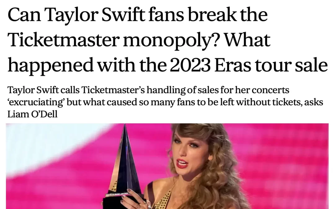 Can Taylor Swift’s Fans Break the Ticketmaster Monopoly?