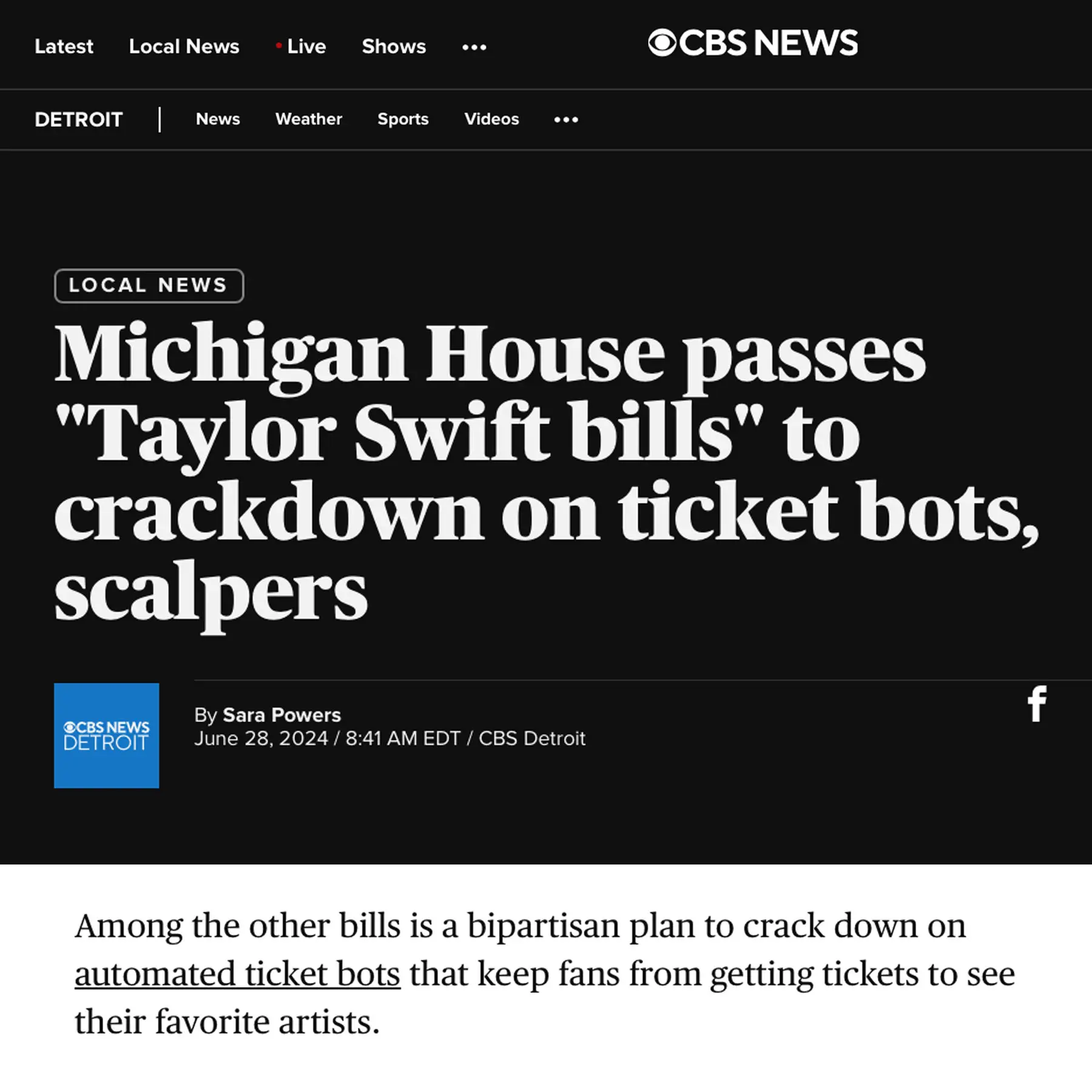 Legislation Passed Addressing Ticket Scalping Bots