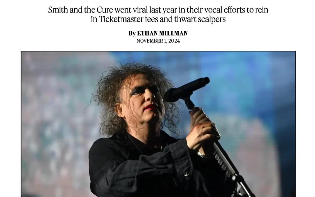 Robert Smith Opposes Ticketmaster