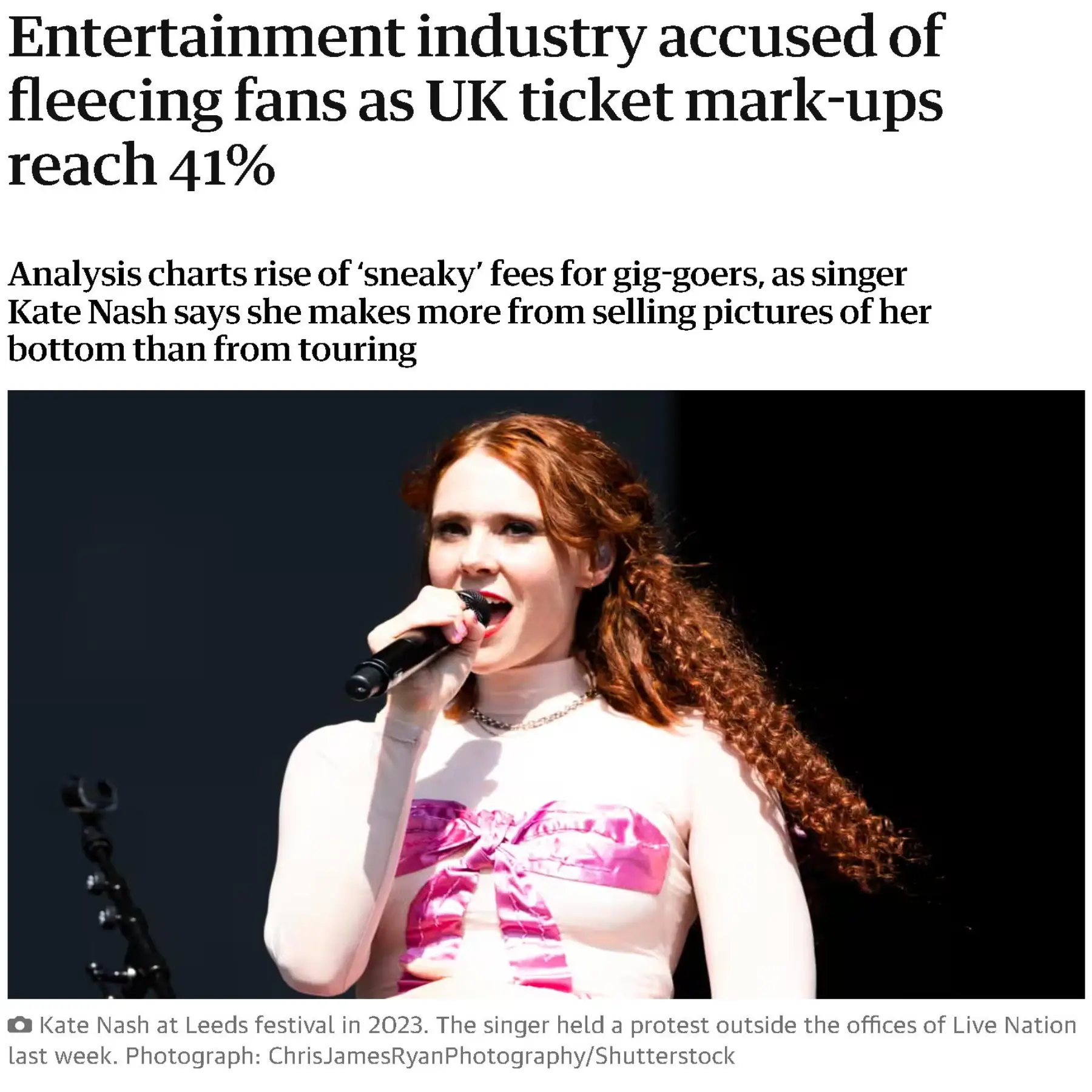 Sneaky Fees Fleecing Fans