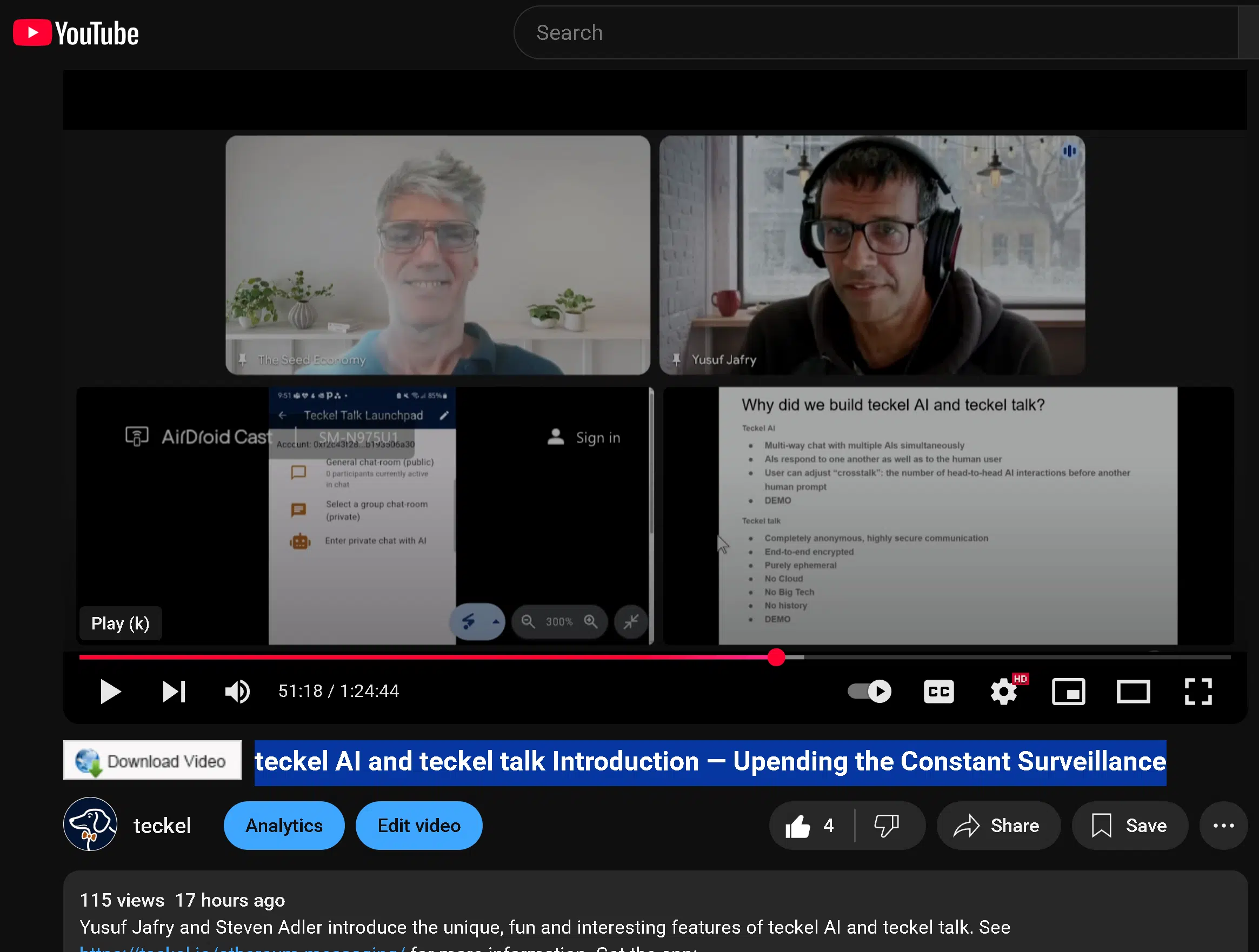 teckel AI and teckel talk Introduction — Upending the Constant Surveillance