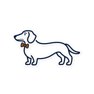 teckel sticker — classic