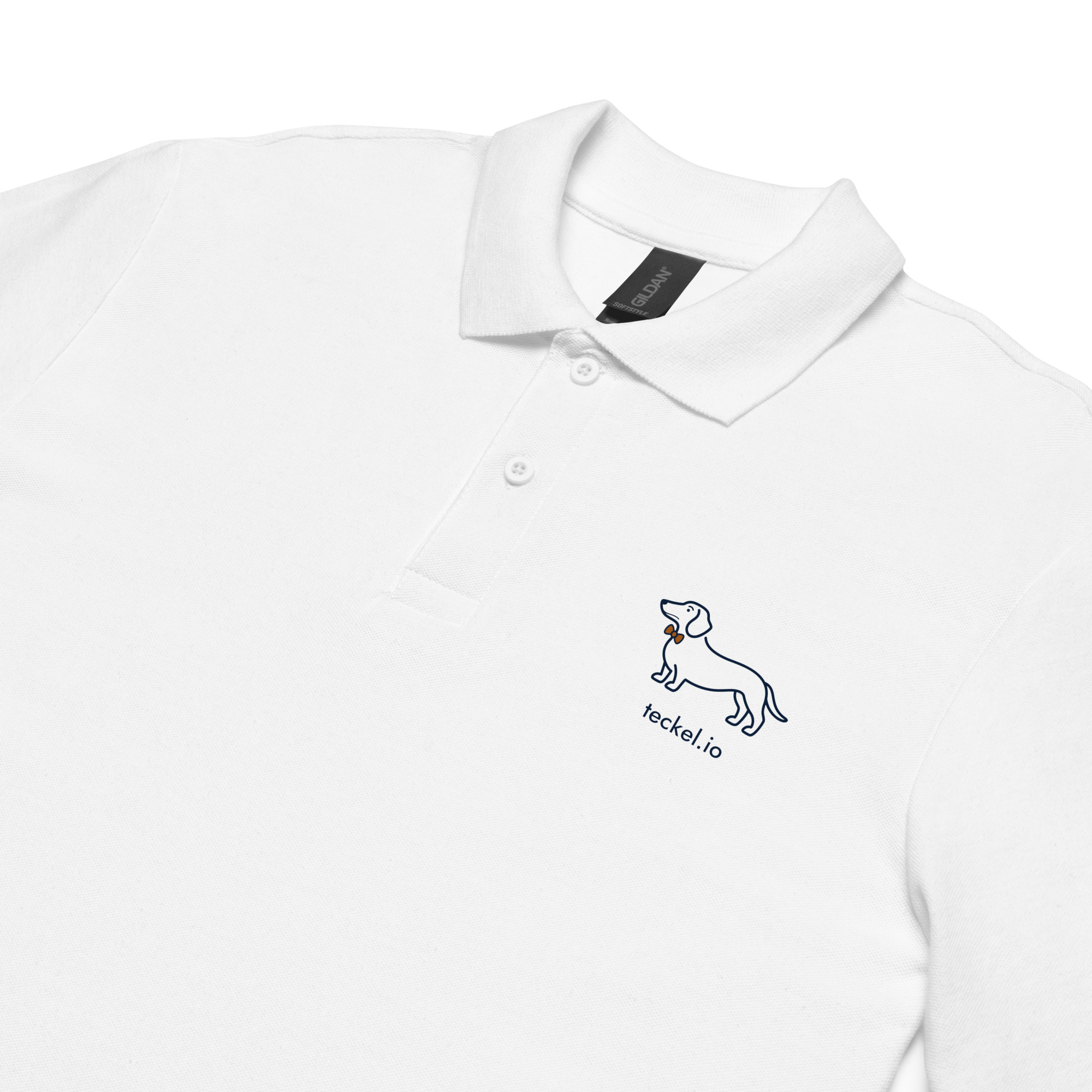 teckel polo — white 4 teckel polo — white - Image 4