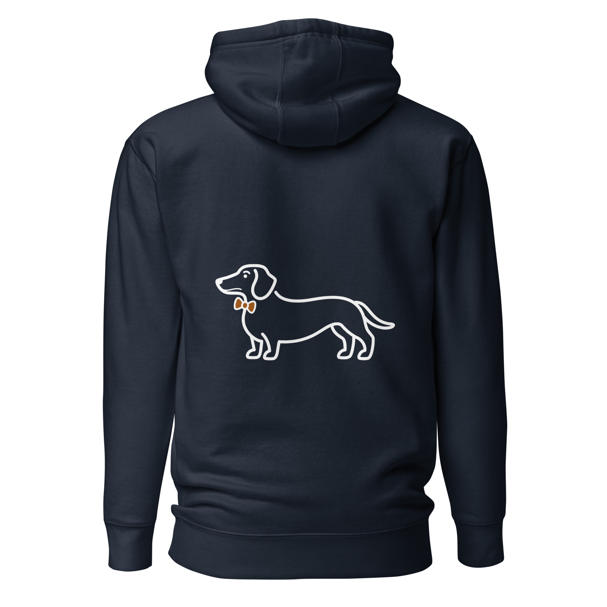 teckel hoodie — navy 2 teckel hoodie — navy - Image 2