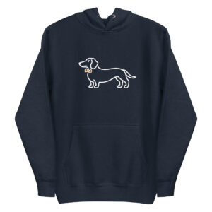 teckel hoodie — navy