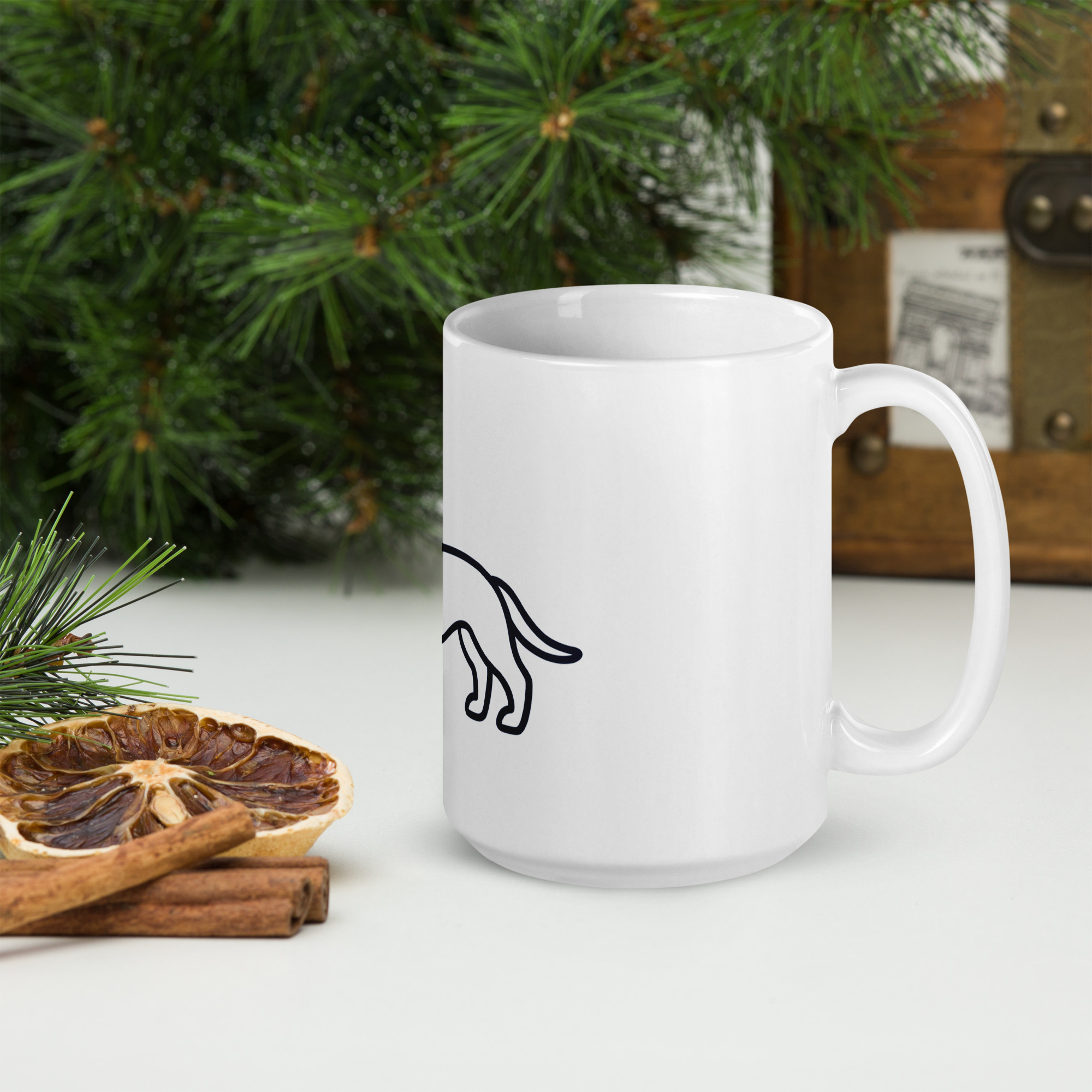 teckel mug — white 7 teckel mug — white - Image 7