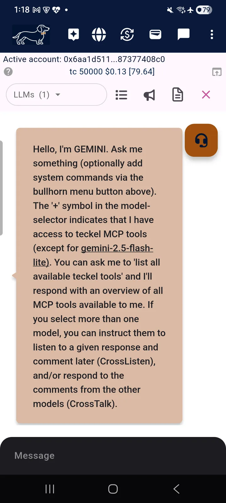 teckel App User Guide 7 The teckel AI home screen