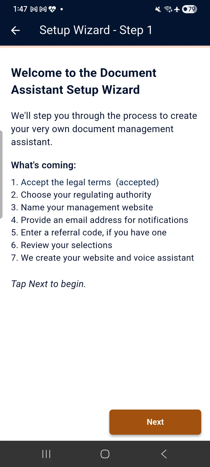 teckel App User Guide 36 Left: teckel.io/wizard — tap “Create Benedict”