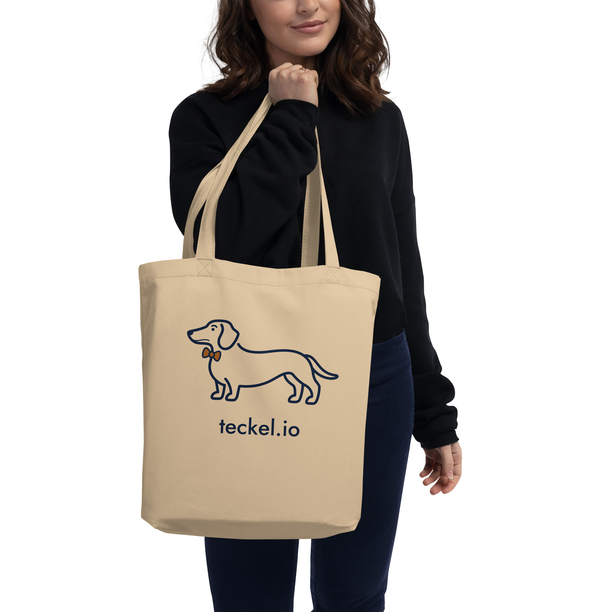 teckel tote — oyster 2 teckel tote — oyster - Image 2