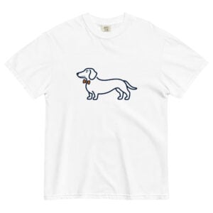 teckel heavyweight tee — white