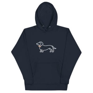 teckel hoodie — navy