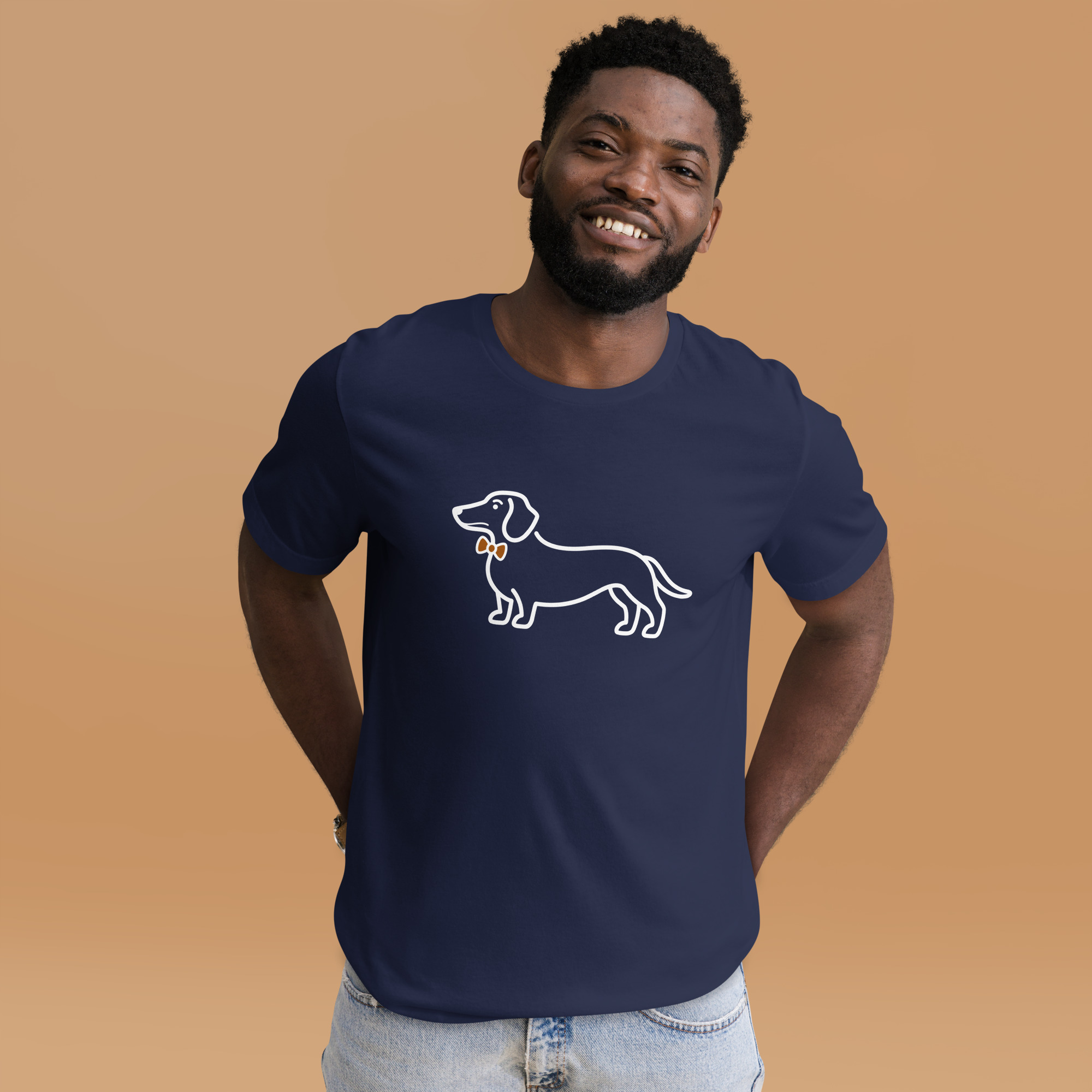 teckel tee — navy 3 teckel tee — navy - Image 3