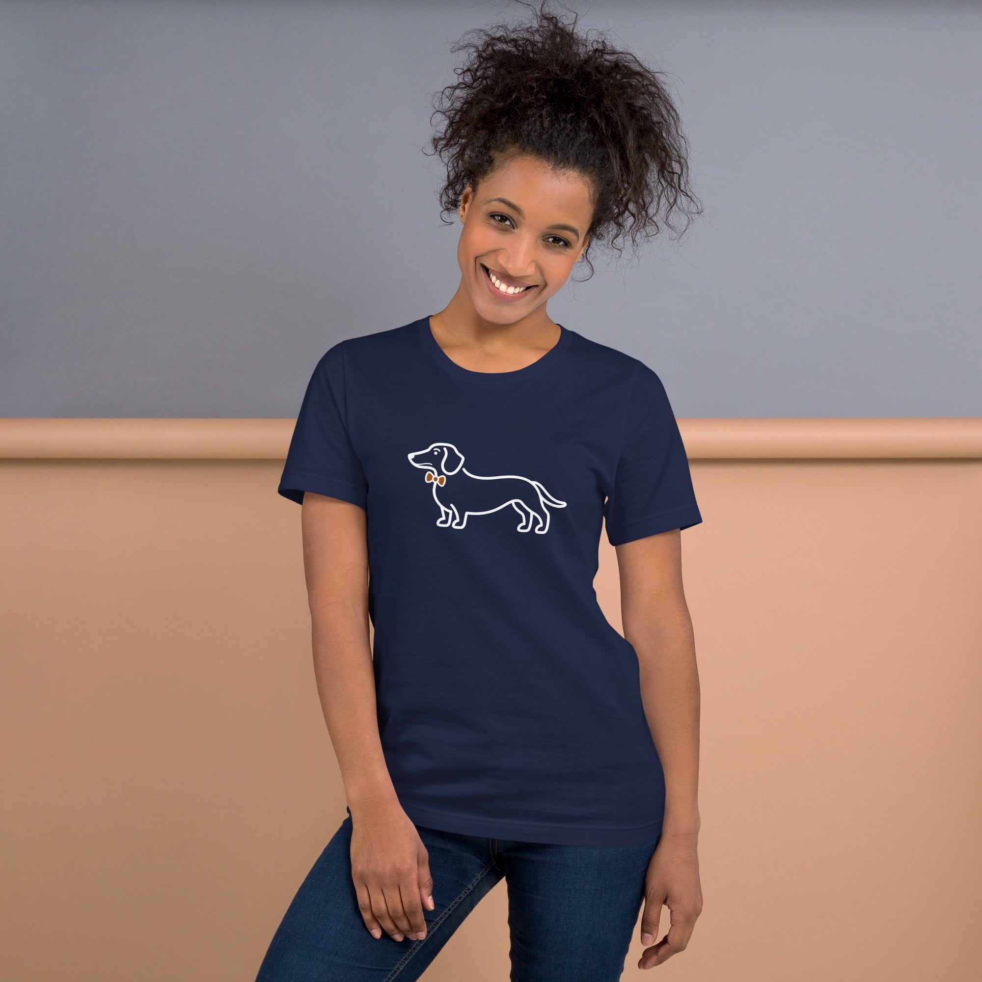 teckel tee — navy 2 teckel tee — navy - Image 2