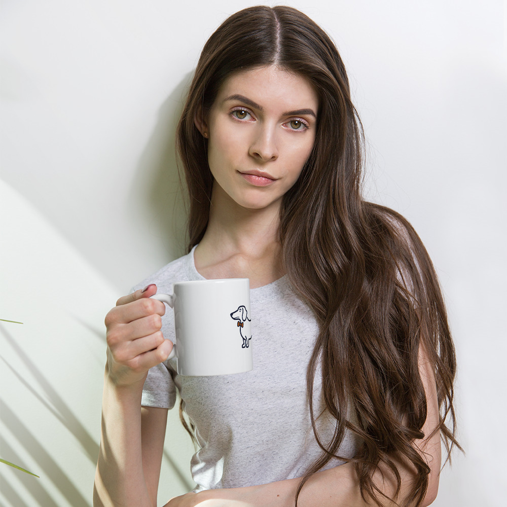 teckel mug — white 4 teckel mug — white - Image 4